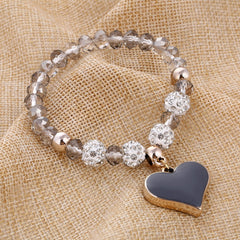 Crystal Elastic Heart Bracelet 2018