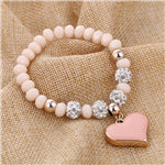 Crystal Elastic Heart Bracelet 2018