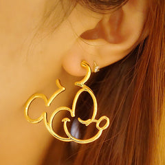 New Fashion Cute Alloy Mickey / Donald / Minnie Earrings