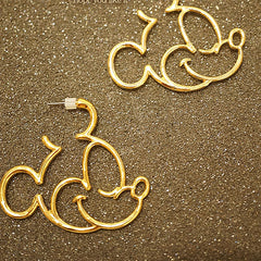 New Fashion Cute Alloy Mickey / Donald / Minnie Earrings