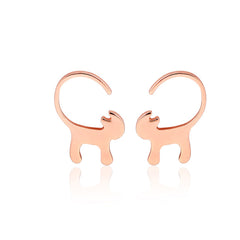 New Fashion Long Tail Cat Stud Earrings