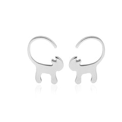 New Fashion Long Tail Cat Stud Earrings