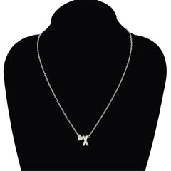 Tiny Heart Initial Necklace