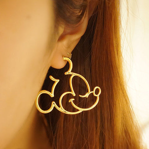 New Fashion Cute Alloy Mickey / Donald / Minnie Earrings