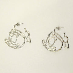 New Fashion Cute Alloy Mickey / Donald / Minnie Earrings