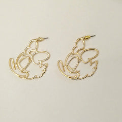 New Fashion Cute Alloy Mickey / Donald / Minnie Earrings