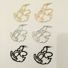 New Fashion Cute Alloy Mickey / Donald / Minnie Earrings