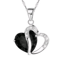 Crystal heart necklace