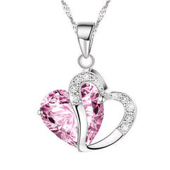 Crystal heart necklace