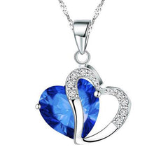 Crystal heart necklace