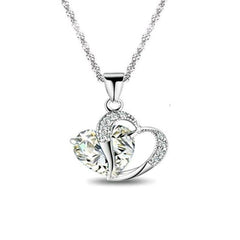 Crystal heart necklace