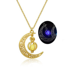 Shine Moon Stone Charm Necklace