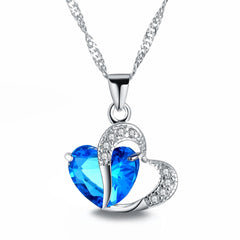 Crystal heart necklace