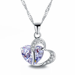 Crystal heart necklace